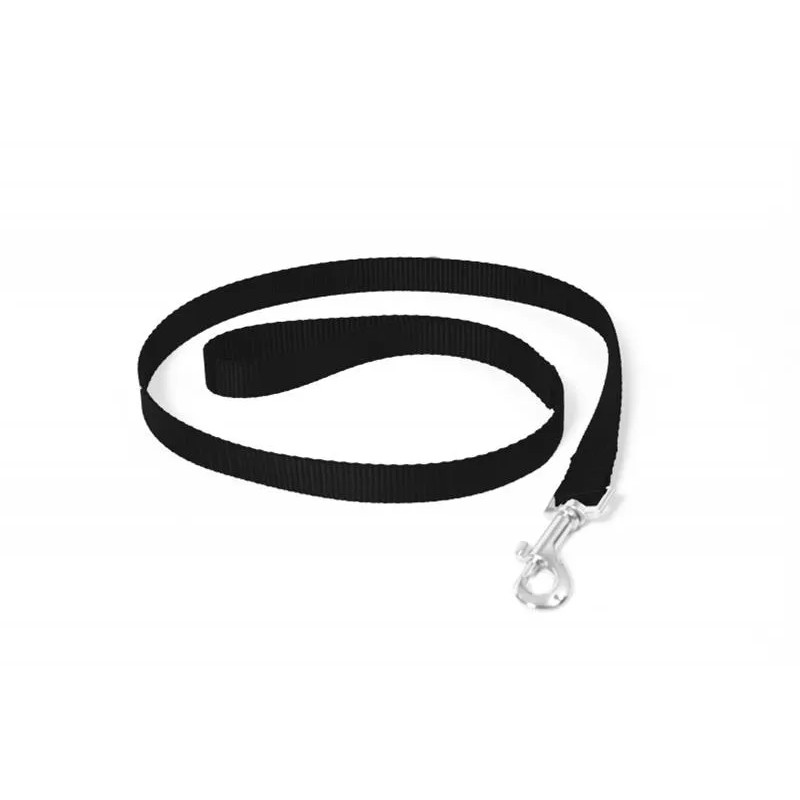 Vodítko DUVO+ Nylon černé 120 cm/15 mm