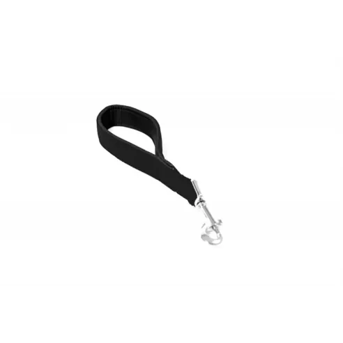 Vodítko DUVO+ Nylon Krátké černé dvojité 30 cm/ 25 mm