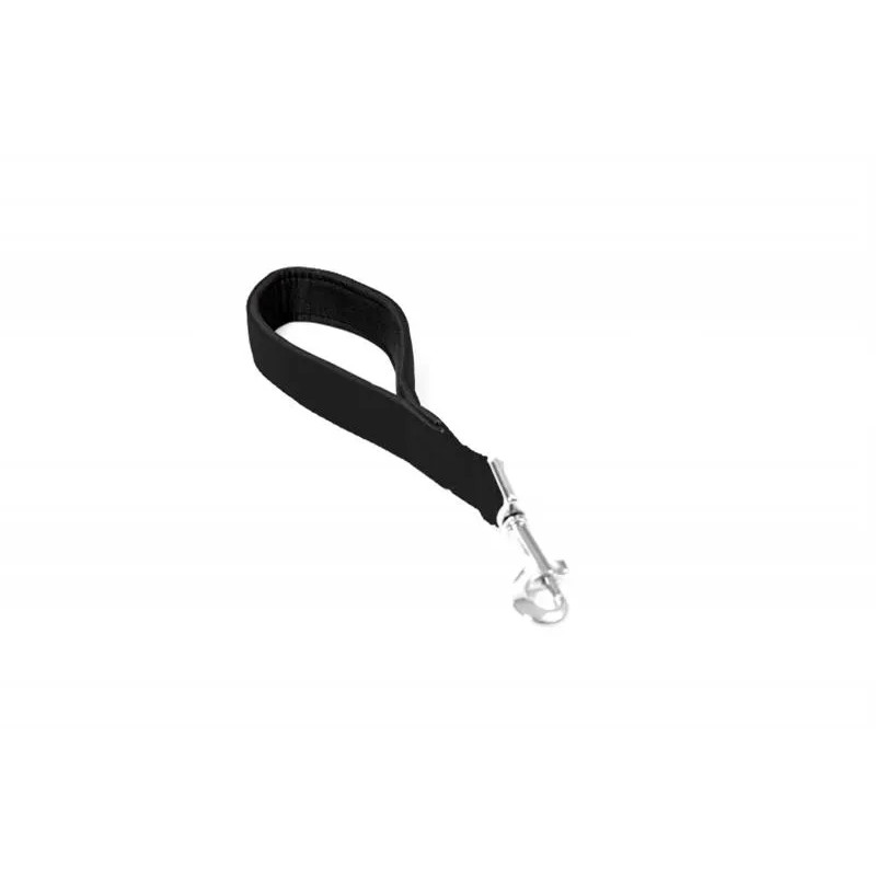 Vodítko DUVO+ Nylon Krátké černé dvojité 30 cm/ 25 mm