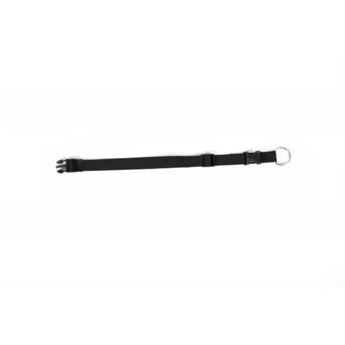 Obojek DUVO+ Nastavitelný nylon černý 35-55 cm/ 20 mm