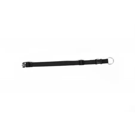 Obojek DUVO+ Nastavitelný nylon černý 35-55 cm/ 20 mm
