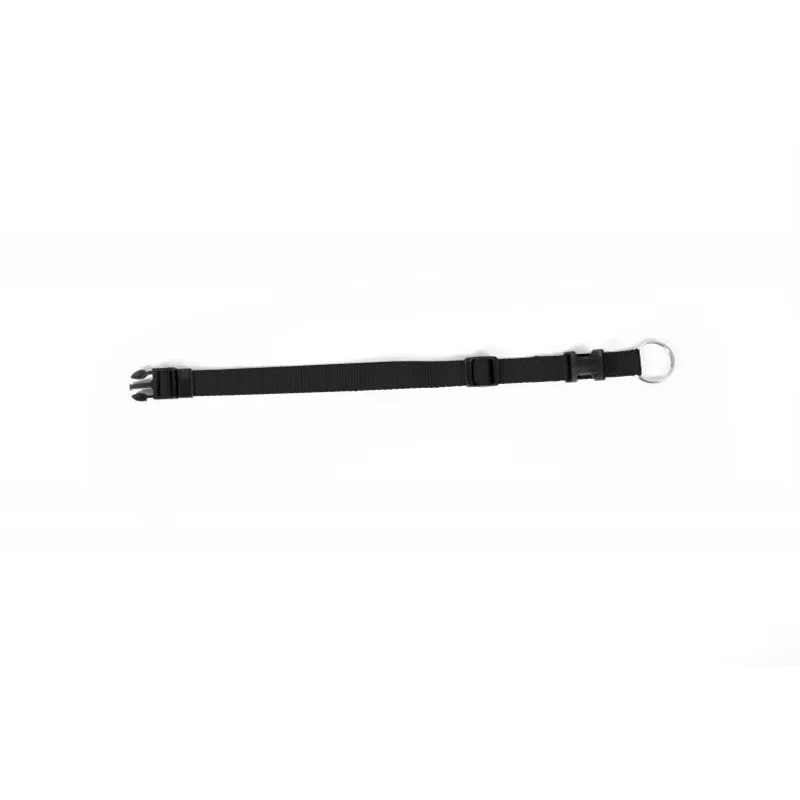Obojek DUVO+ Nastavitelný nylon černý 35-55 cm/ 20 mm