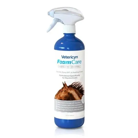 Šampon Vetericyn FoamCare Equine Medicated 946 ml