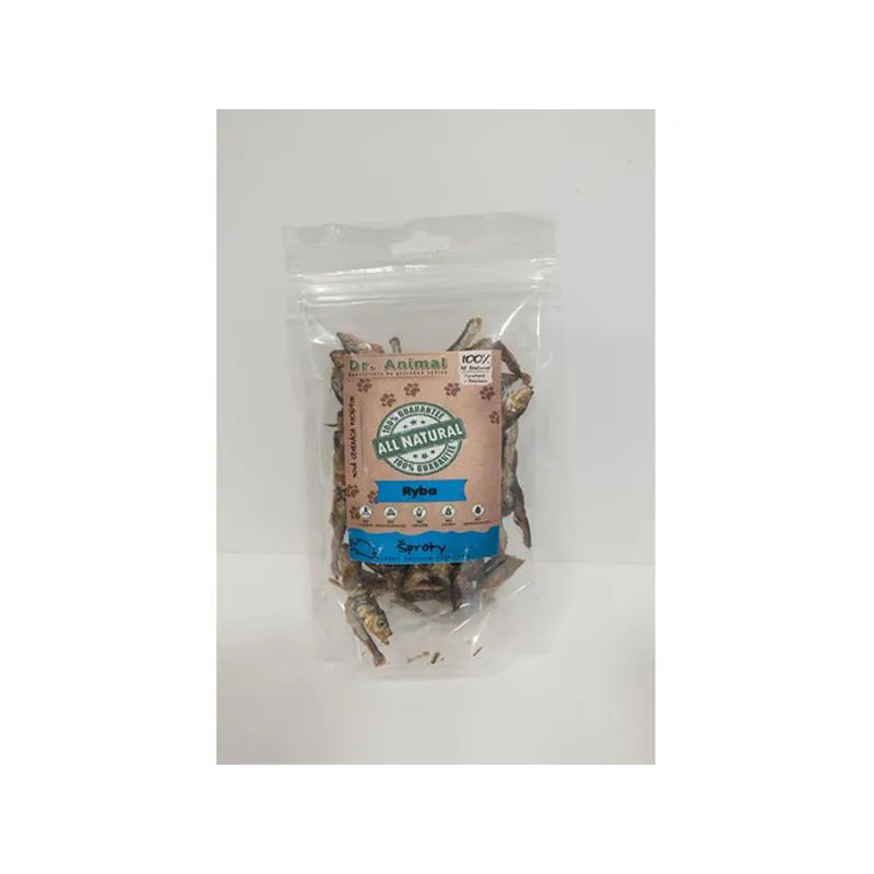 Pamlsek Dr. Animal ryba šproty 50g