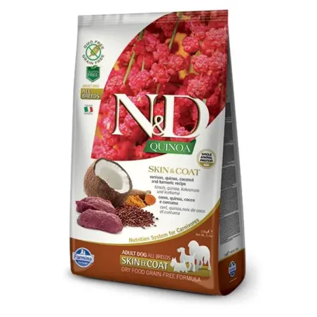 Farmina N&D dog QUINOA (GF) adult všechna plemena, kůže & srst, zvěřina 2,5 kg