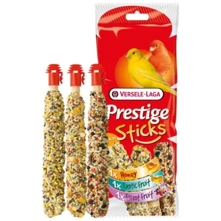 Pamlsek VL Prestige Sticks Canaries Triple Variety Pack - 3 tyčinky s různými příchutěmi 90 g