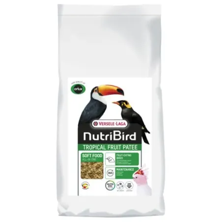 VL NutriBird Tropical Fruit Patee Premium - kompletní směs zvlhčená medem pro ovocumilné druhy a doplněk pro papoušky a lorie 5 