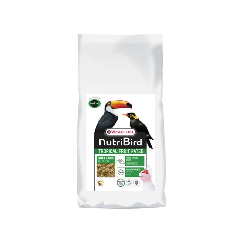 VL NutriBird Tropical Fruit Patee Premium - kompletní směs zvlhčená medem pro ovocumilné druhy a doplněk pro papoušky a lorie 5 