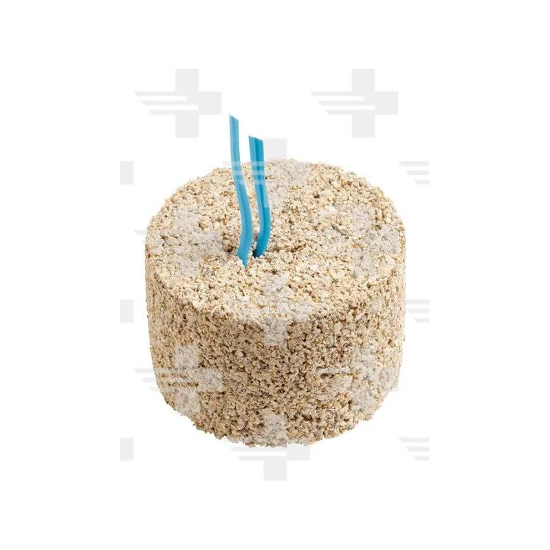 VL Orlux Mineral Bloc Mini - lisovaný grit s korály - s drátkem na zavěšení pro malé druhy ptáků 70 g