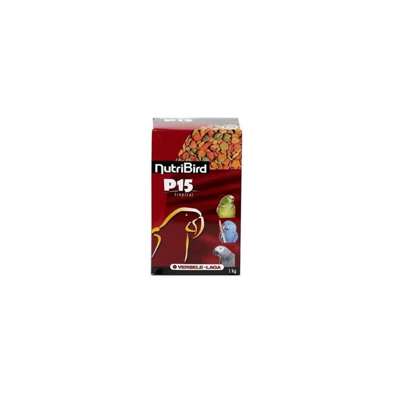 VL NutriBird P15 Tropical - extrudy pro velké papoušky s tropickým ovocem pro denní krmení 10 kg