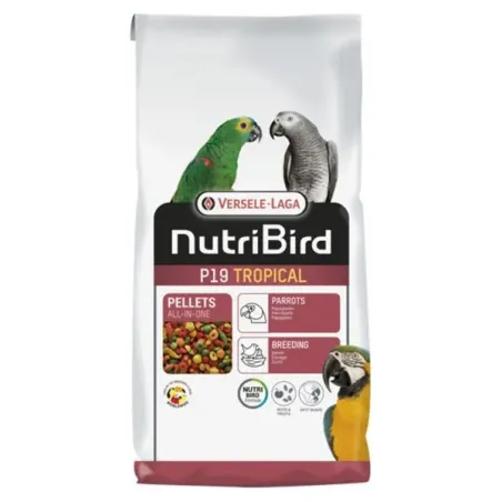 VL NutriBird P19 Tropical - extrudy pro chov, přepeření a zvýšené nároky velkých papoušků s tropickým ovocem 10 kg