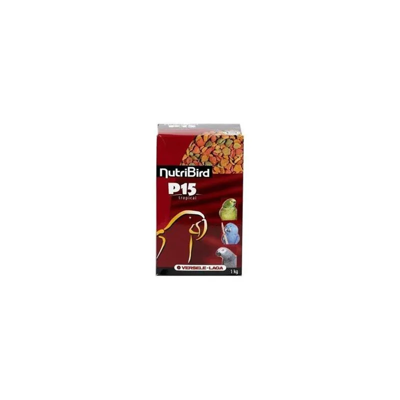 VL NutriBird P15 Tropical - extrudáty pro velké papoušky s tropickým ovocem pro každodenní krmení 1 kg