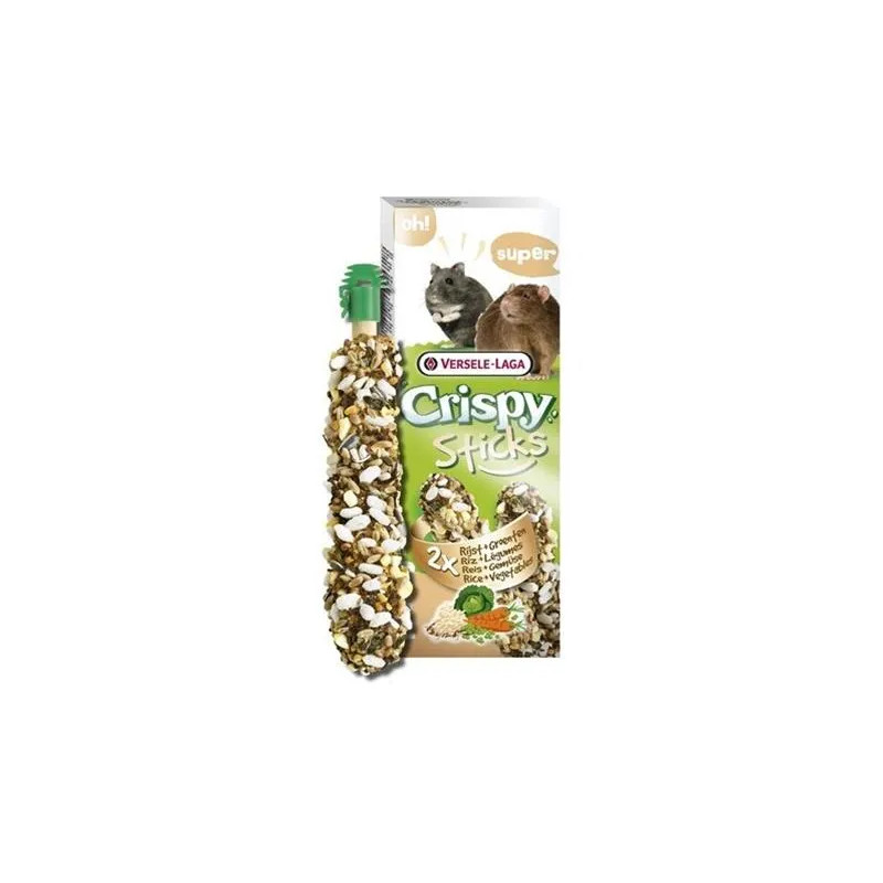 Pamlsek VL Crispy Sticks Hamsters-Rats Rice & Vegetables-rýže a zelenina, křeček/potkan 2 ks 110 g