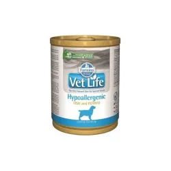 Farmina Vet Life dog hypoallergenic fish & potato konzerva 300 g