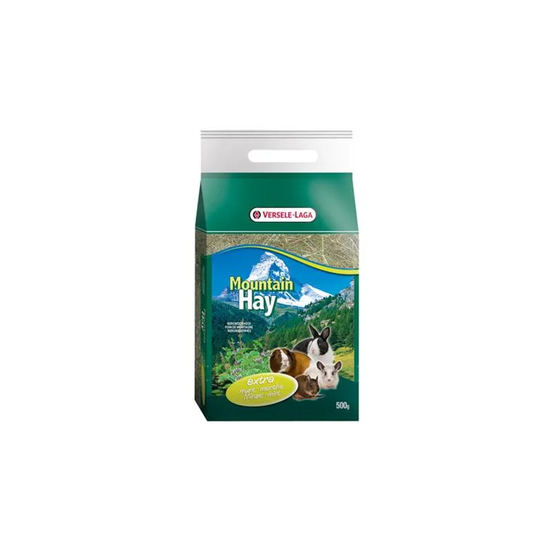 VL Mountain Hay seno pro hlodavce s lístky máty 500g