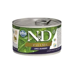 Farmina N&D dog PRIME jehněčí a borůvky konzerva 140 g