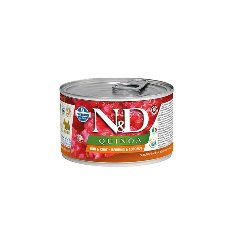 Farmina N&D dog QUINOA sleď & kokos konzerva 140 g