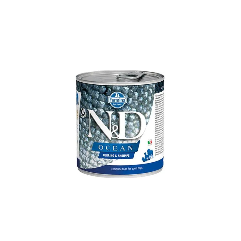 Farmina N&D dog OCEAN sleď & krevety konzerva 285 g
