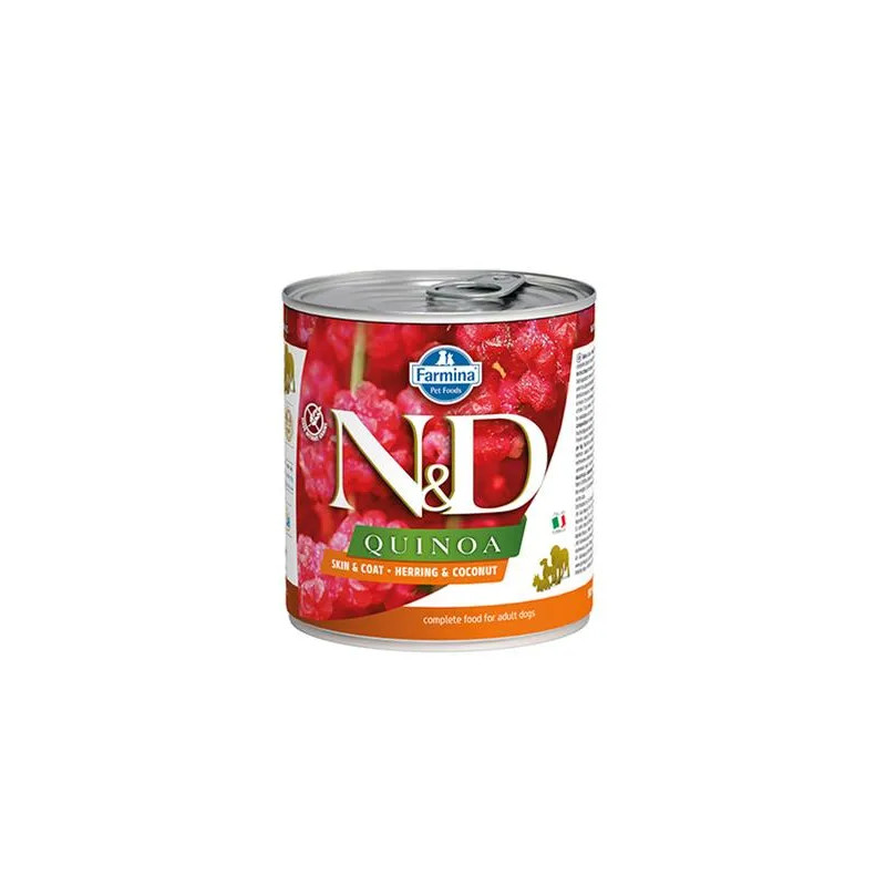 Farmina N&D dog QUINOA sleď & kokos konzerva 285 g