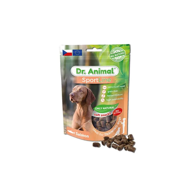 Pamlsek Dr. Animal Sportline losos 100 g