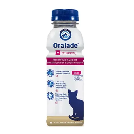 Oralade RF rehydratační roztok pro kočky 330 ml