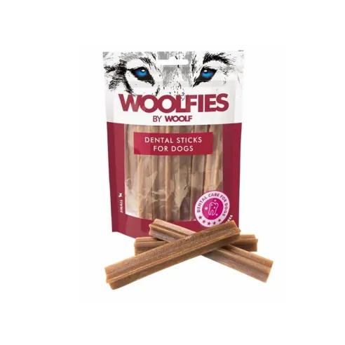 Pamlsek Woolfies Dental Sticks S 200g