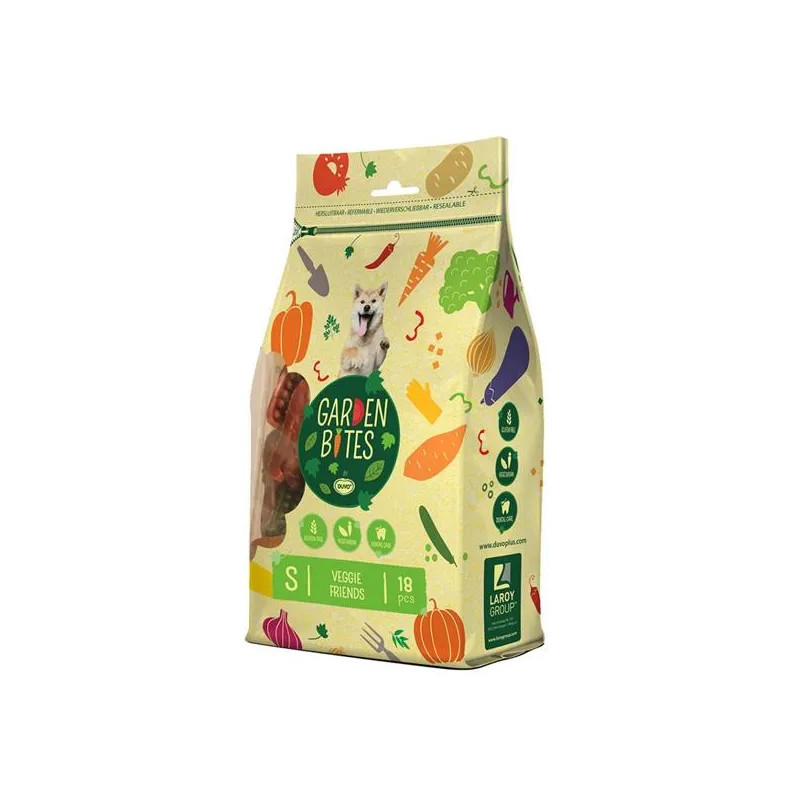 Pamlsek DUVO+ GARDEN BITES VEGGIE FRIENDS S 6 cm 18 ks 270 g