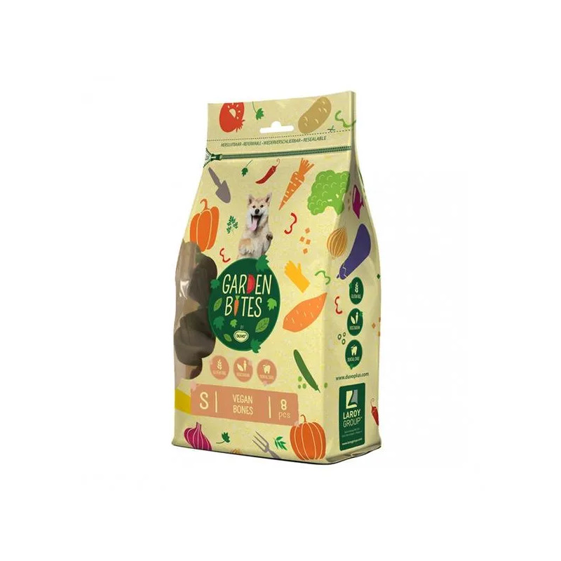 Pamlsek DUVO+ GARDEN BITES VEGAN BONES S 11 cm 8ks 340 g
