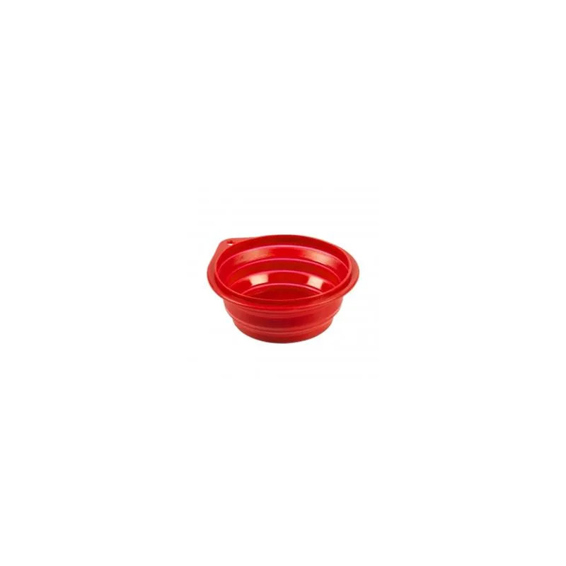 Cestovní miska DUVO+ silikonová červená 2000ML - 22CM
