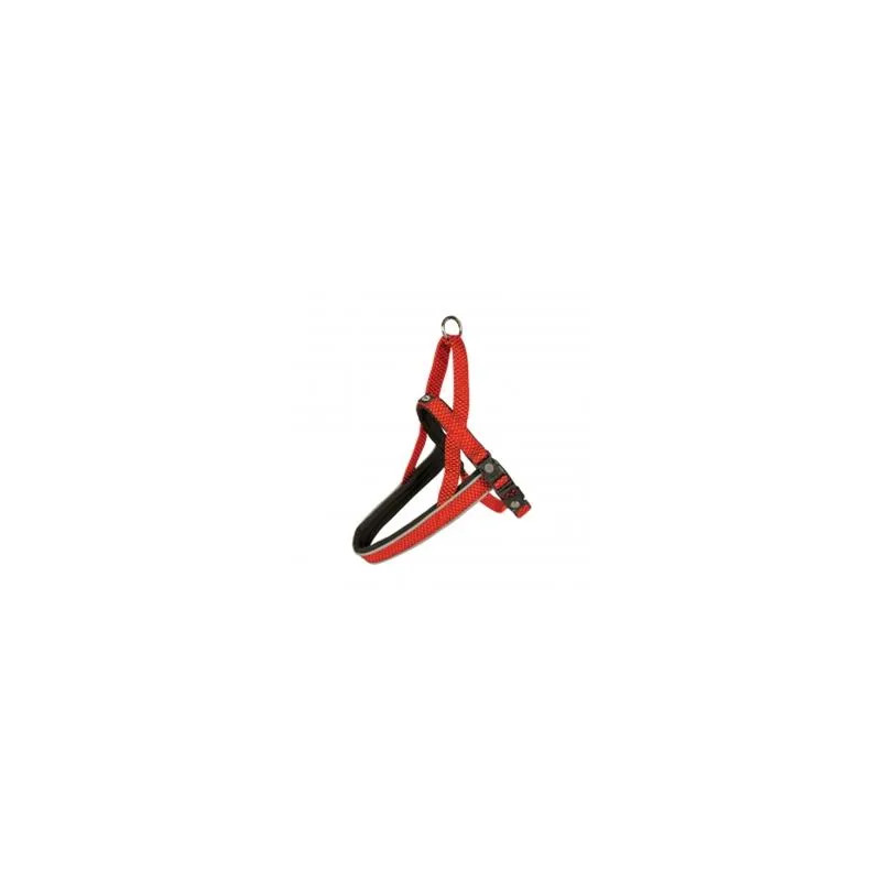 Postroj DUVO+ EXPLOR EAST nylon XL 65-80cm/25mm červený