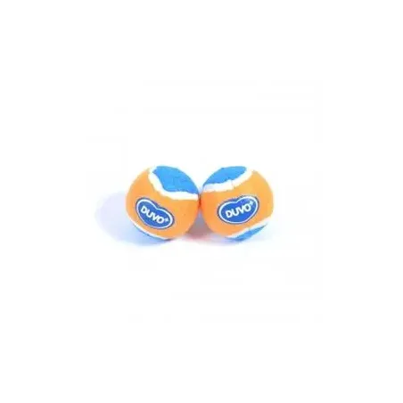 Hračka DUVO+ tenisové míčky M - 2 ks/bal. - průměr 6 cm - oranžovo/modré