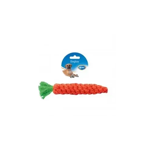 Hračka DUVO+ bavlněná mrkev oranžová 20 cm