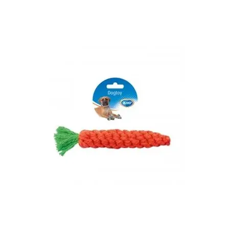 Hračka DUVO+ bavlněná mrkev oranžová 20 cm