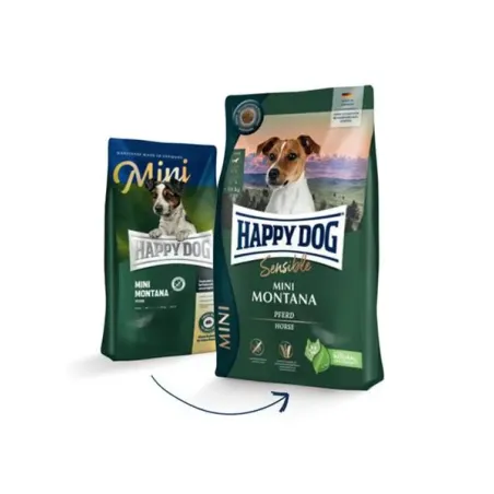 Happy Dog SUPER PREMIUM - Sensible MINI - Montana koňské maso a brambory / bez obilovin 4 kg