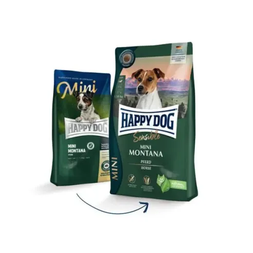 Happy Dog SUPER PREMIUM - Sensible MINI - Montana koňské maso a brambory / bez obilí 0,8 kg