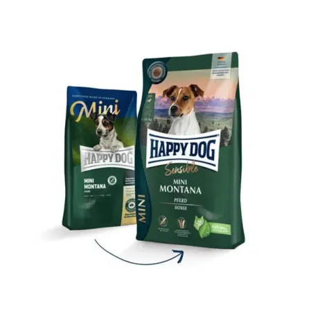 Happy Dog SUPER PREMIUM - Sensible MINI - Montana koňské maso a brambory / bez obilí 0,8 kg