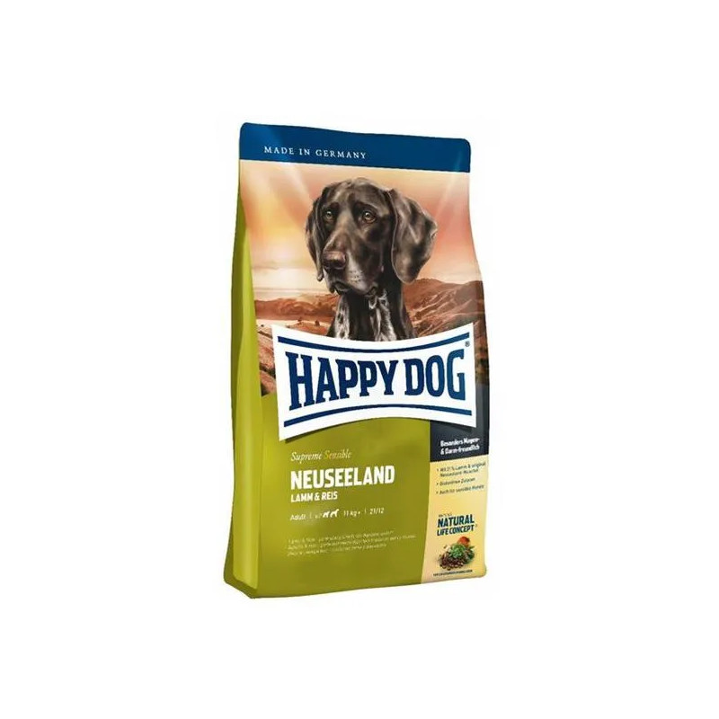 Happy Dog SUPER PREMIUM - Supreme SENSIBLE - Nový Zéland jehněčí a rýže 1 kg