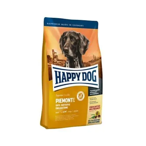 Happy Dog SUPER PREMIUM - Supreme SENSIBLE - Piemont kachna a mořské ryby s jedlými kaštany / bez obilí a bez brambor 1 kg