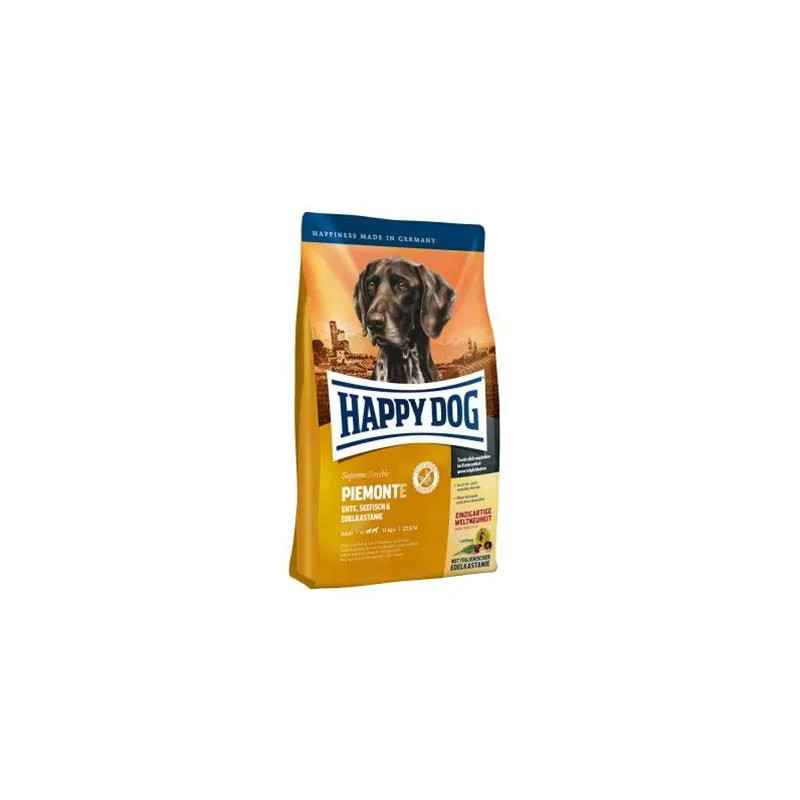 Happy Dog SUPER PREMIUM - Supreme SENSIBLE - Piemont kachna a mořské ryby s jedlými kaštany / bez obilí a bez brambor 1 kg