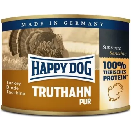 Happy Dog PREMIUM - Fleisch Pur - krůtí maso konzerva 800 g