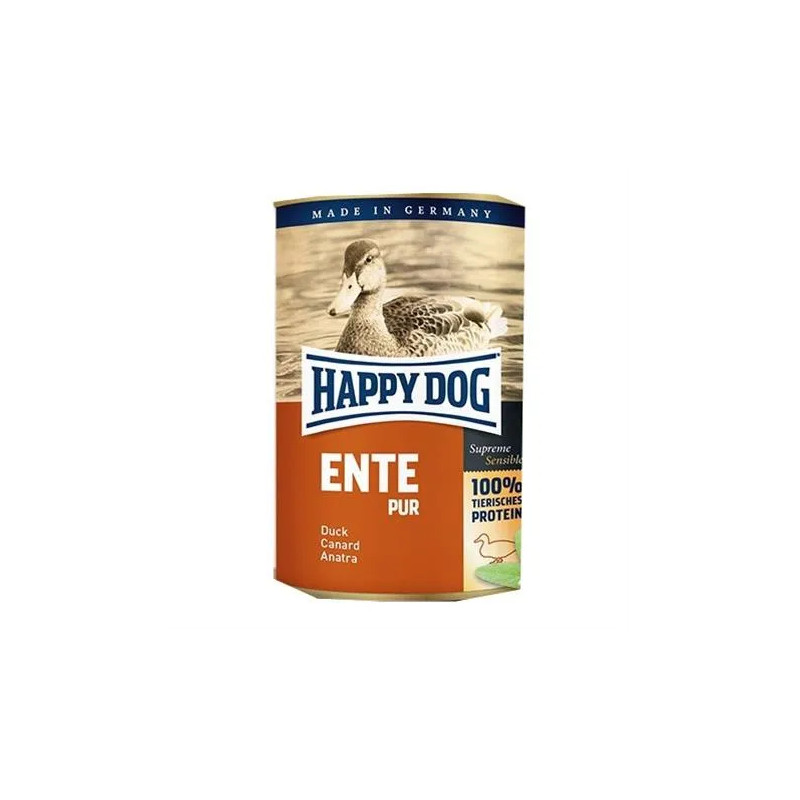 Happy Dog PREMIUM - Fleisch Pur - kachní maso konzerva 400 g