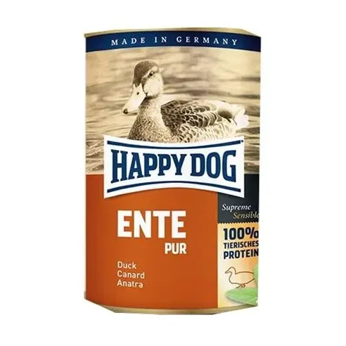Happy Dog PREMIUM - Fleisch Pur - kachní maso konzerva 800 g
