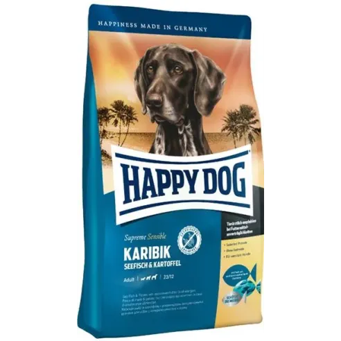 Happy Dog SUPER PREMIUM - Supreme SENSIBLE - Karibik mořské ryby a brambory 4 kg