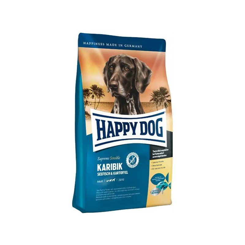Happy Dog SUPER PREMIUM - Supreme SENSIBLE - Karibik mořské ryby a brambory 4 kg
