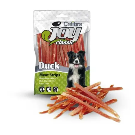 Pamlsek CALIBRA Joy DOG Classic Duck stripes 80 g