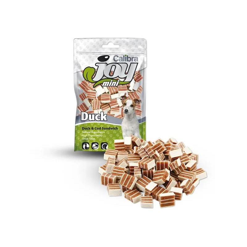 Pamlsek CALIBRA Joy DOG Mini Duck&Cod Sandwich 70 g