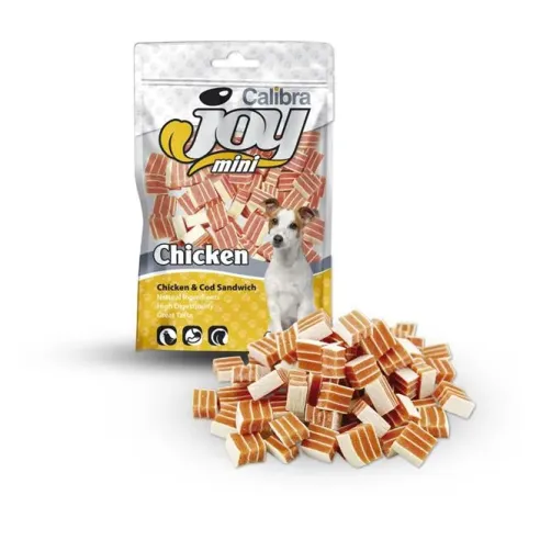 Pamlsek CALIBRA Joy DOG Mini Chicken&Cod Sandwich 70 g