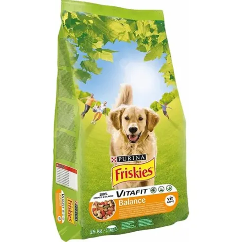 Nestlé Friskies dog Balance s kuřetem a zeleninou 15 kg