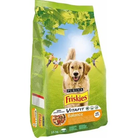 Nestlé Friskies dog Balance s kuřetem a zeleninou 15 kg