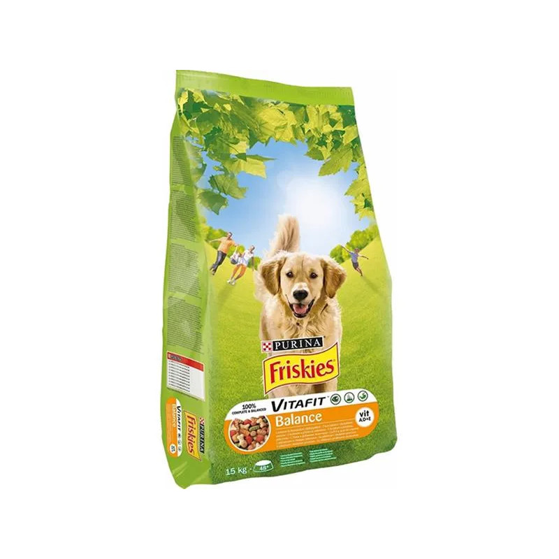 Nestlé Friskies dog Balance s kuřetem a zeleninou 15 kg